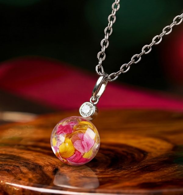 Darmowy Prezent - Naszyjnik "Bright Sparkle" - Srebrny